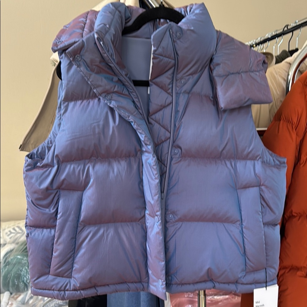 lululemon Wunder Puff Cropped Vest sz10
